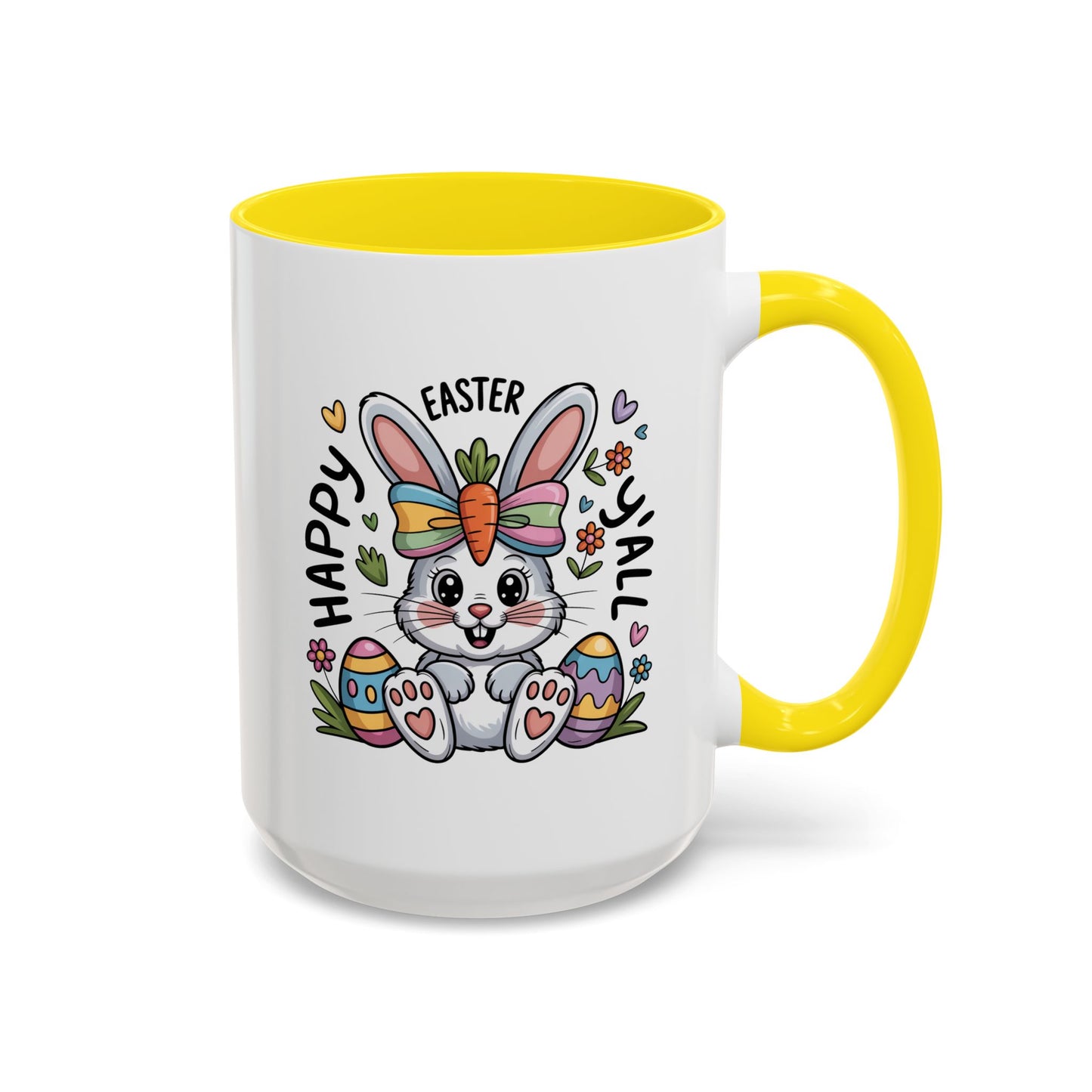 Easter Mug - Happy Easter Y'all Bunny