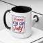 4th of July Mug - Happy Fourth of July Frames