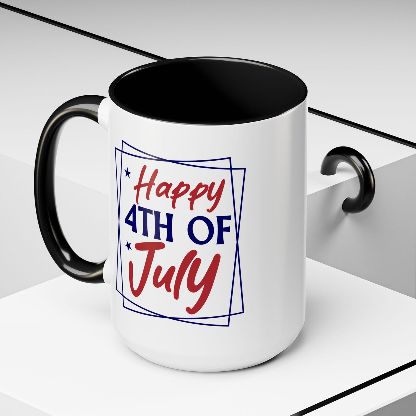 4th of July Mug - Happy Fourth of July Frames