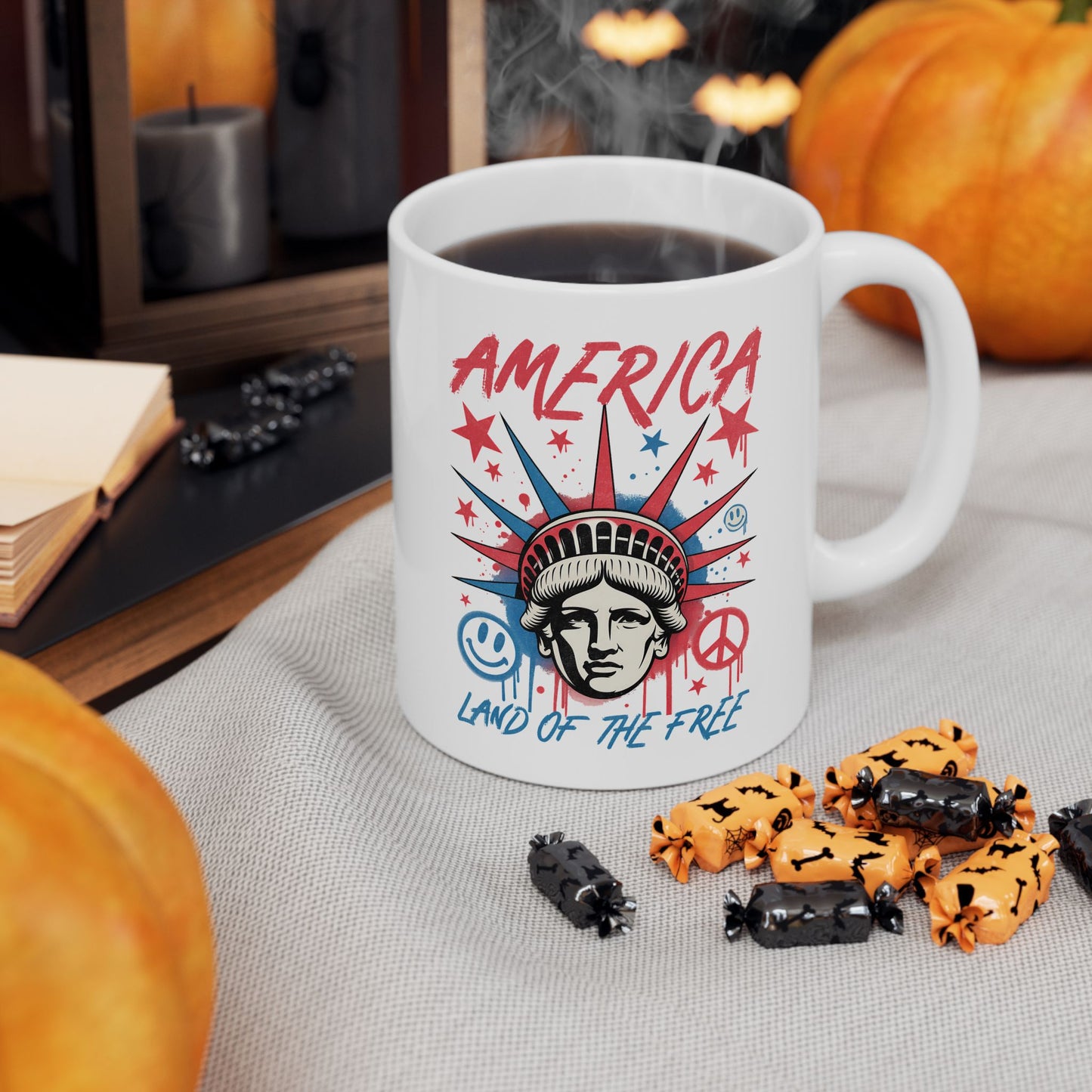 4th of July Mug - America Lady Liberty