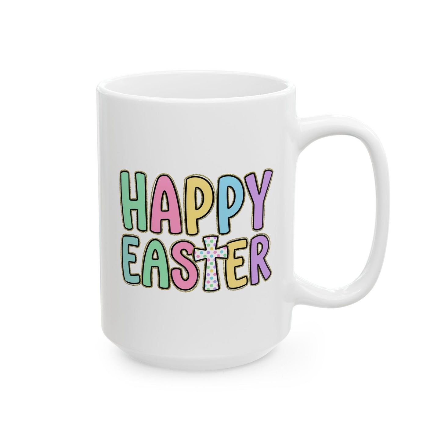 Easter Mug - Colorful Cross