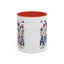 4th of July Mug - Floral America Patriotic