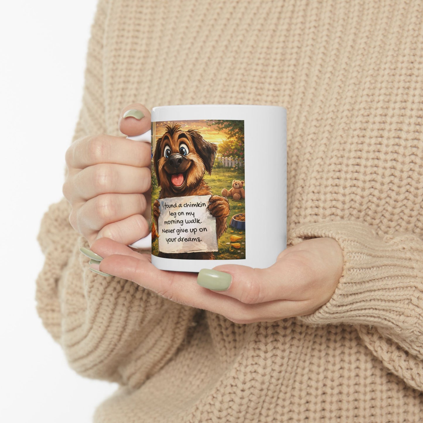 Animal Mug - I found A Chimkin Leg