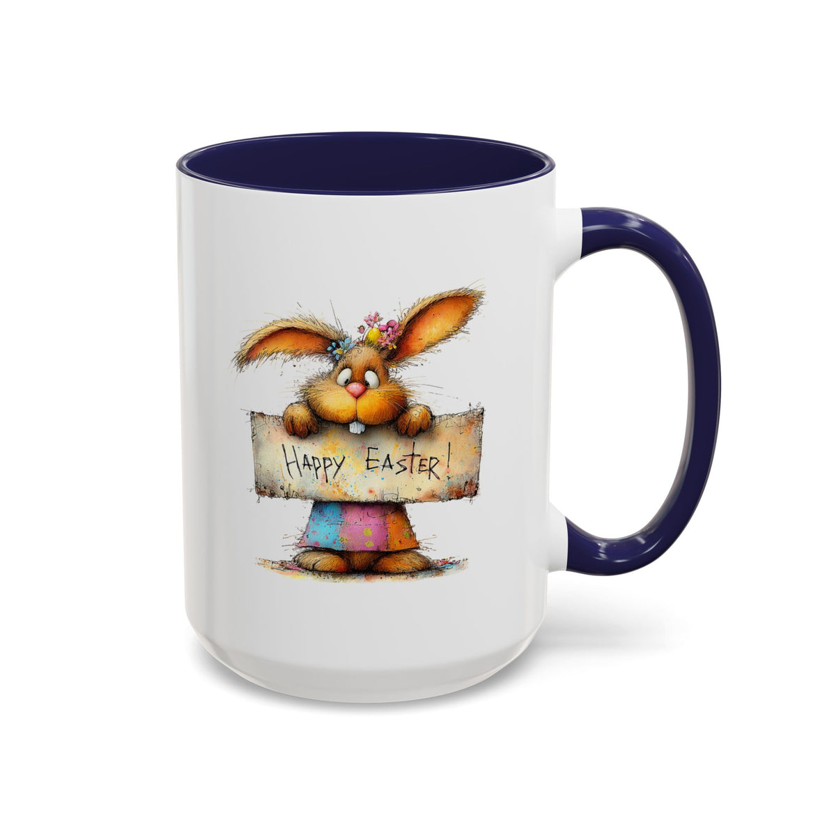 Easter Mug - Happy Easter Bunny Sign