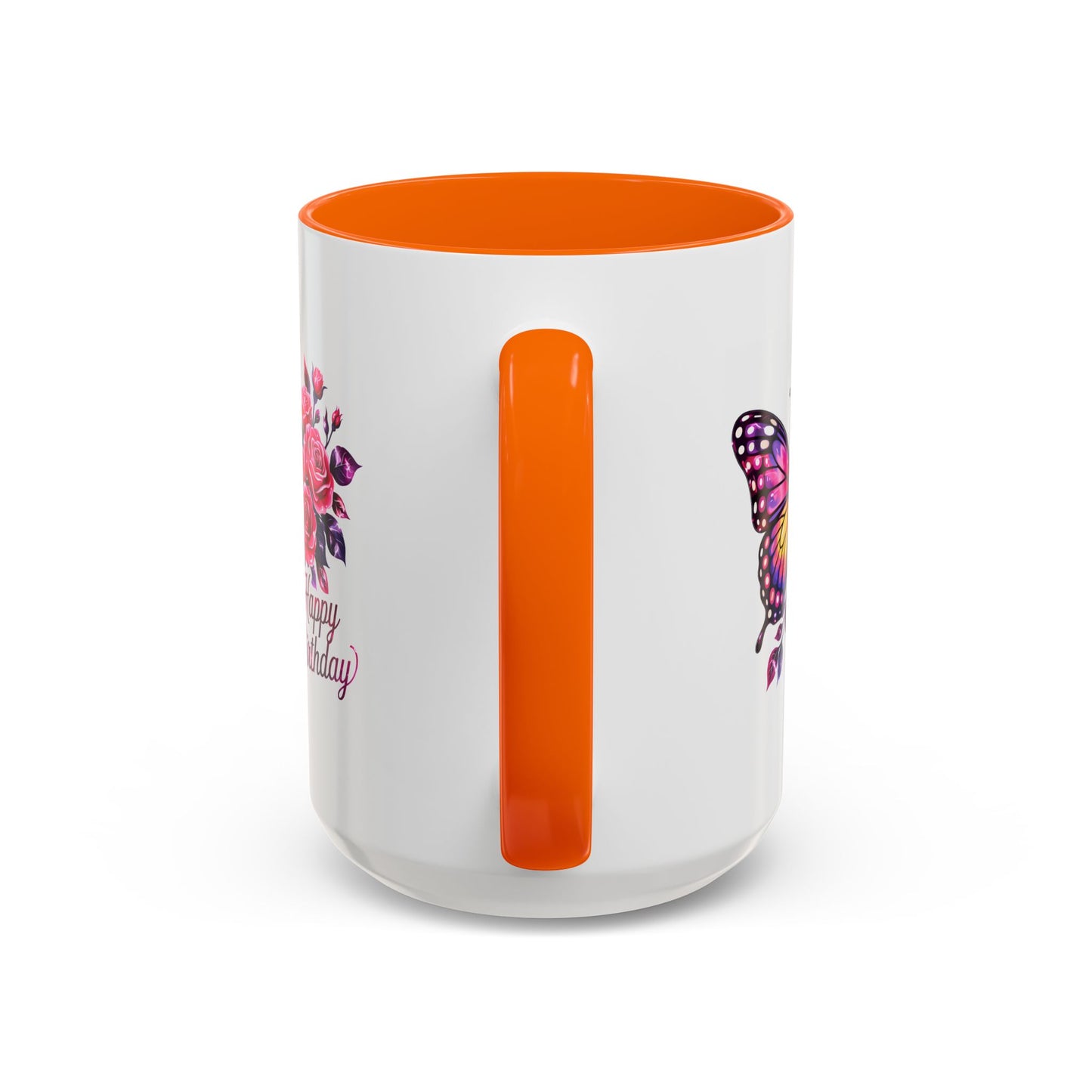 Birthday Mug - Butterfly Flowers