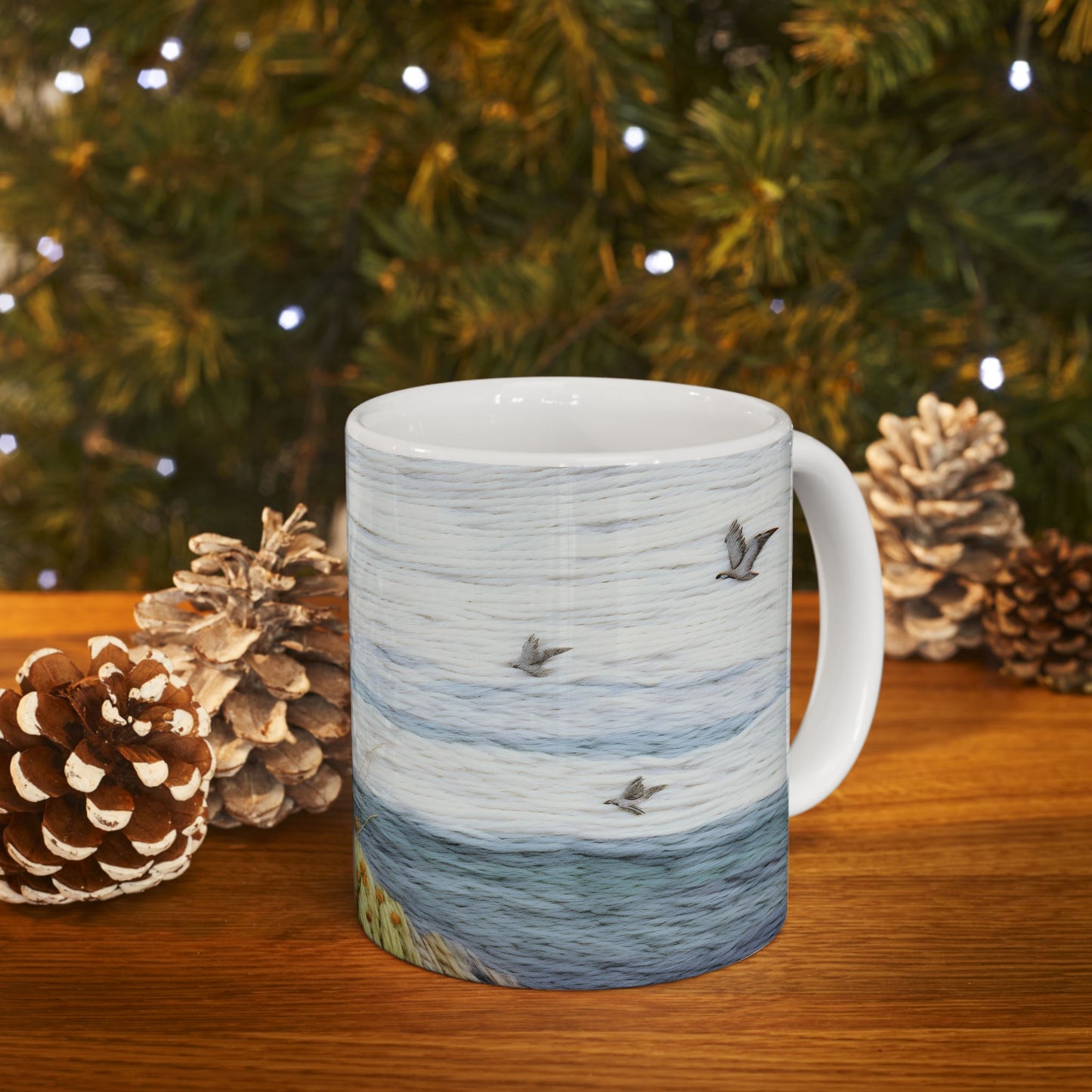 Artistic Mug - Felted Lighthouse 4