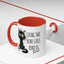 Humor Mug - Living That Nine Lives