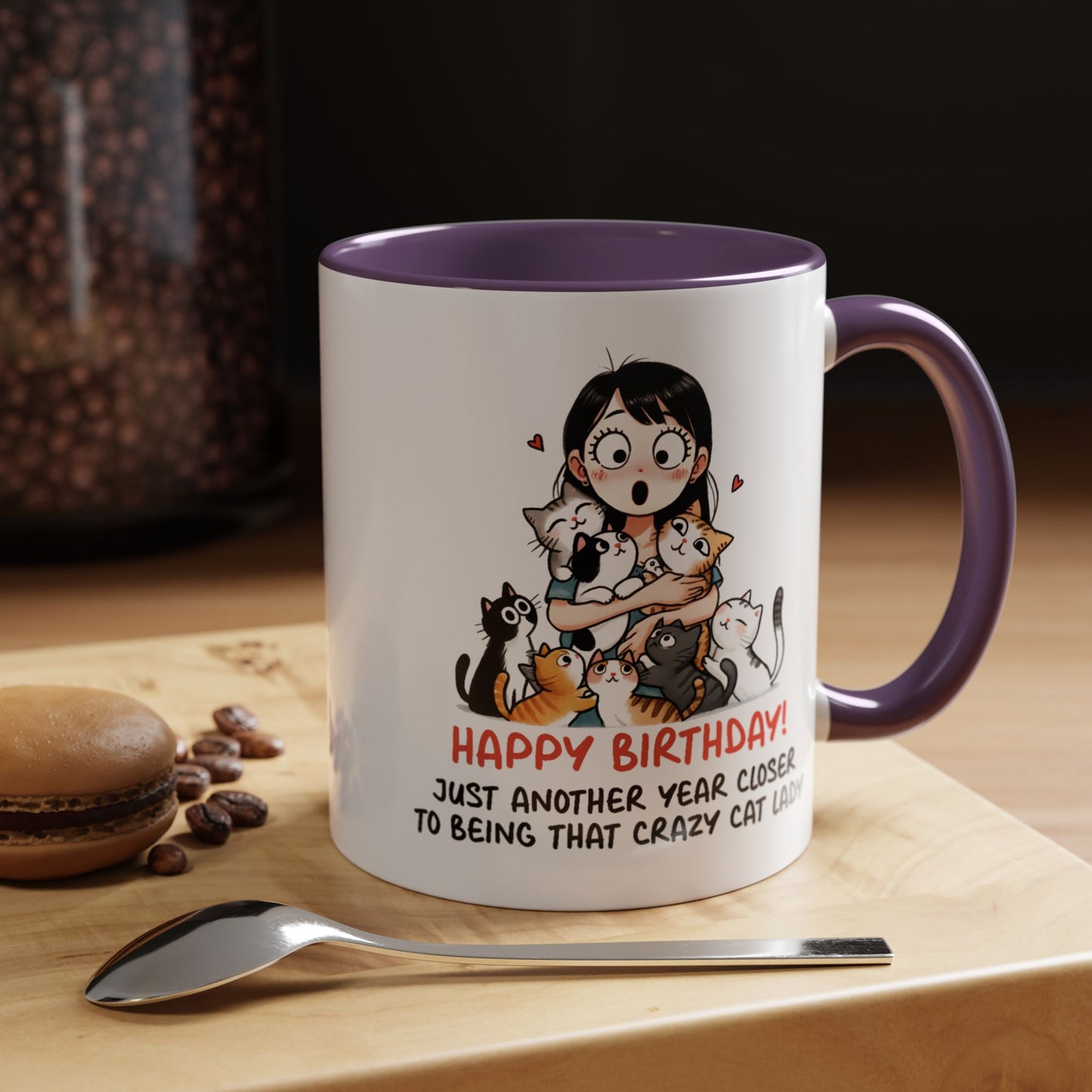 Birthday Mug - Crazy Cat Lady