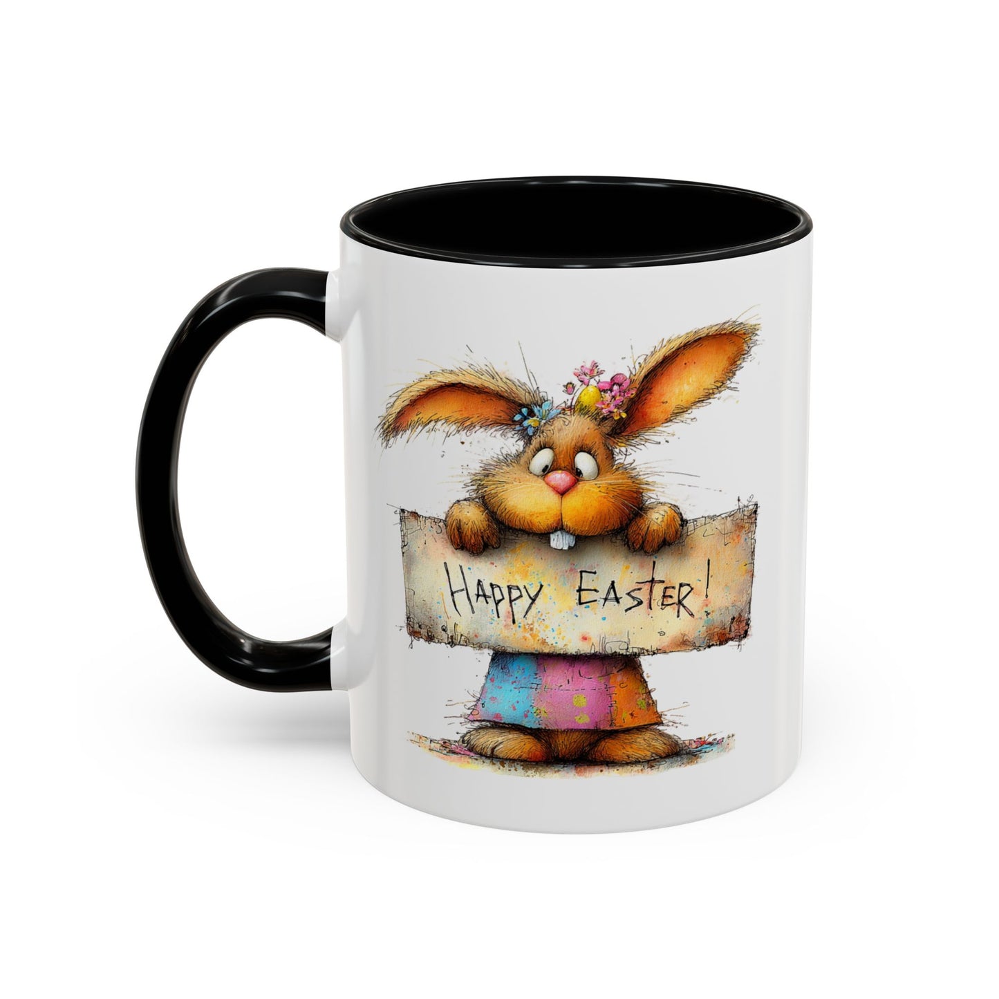Easter Mug - Happy Easter Bunny Sign