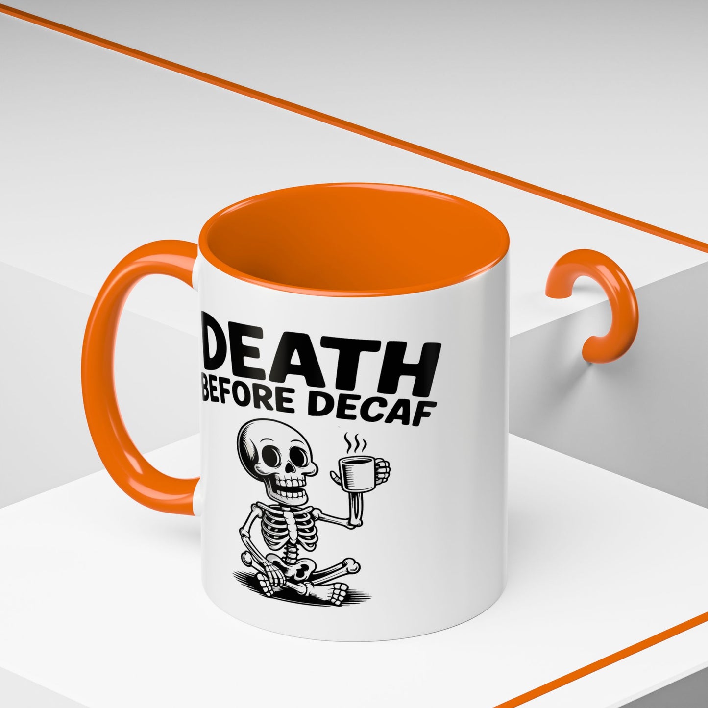 Humor Mug - Death Before Decaf