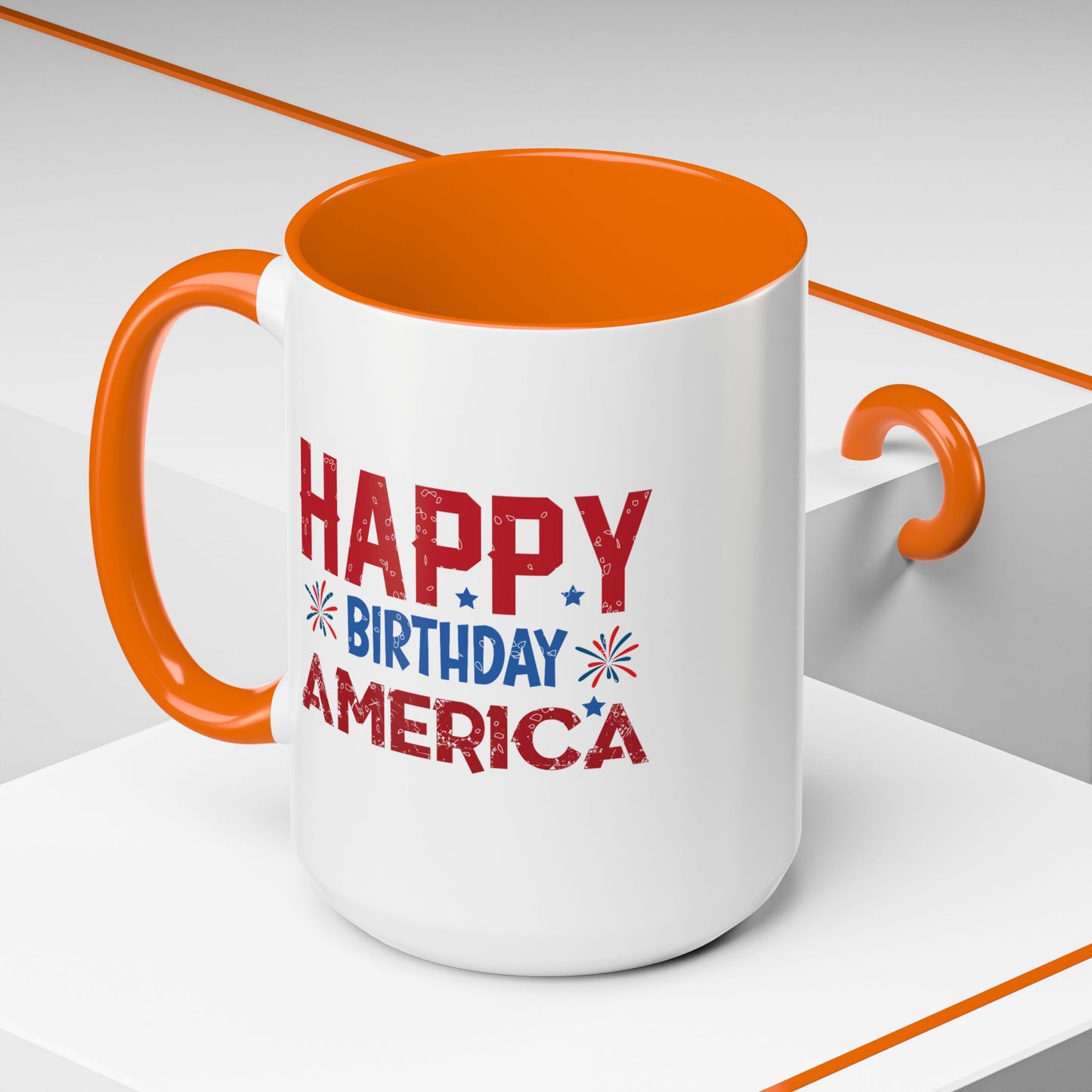 4th of July Mug - Happy Birthday America Celebrations