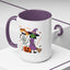 Halloween Mug - Skeleton & Witch