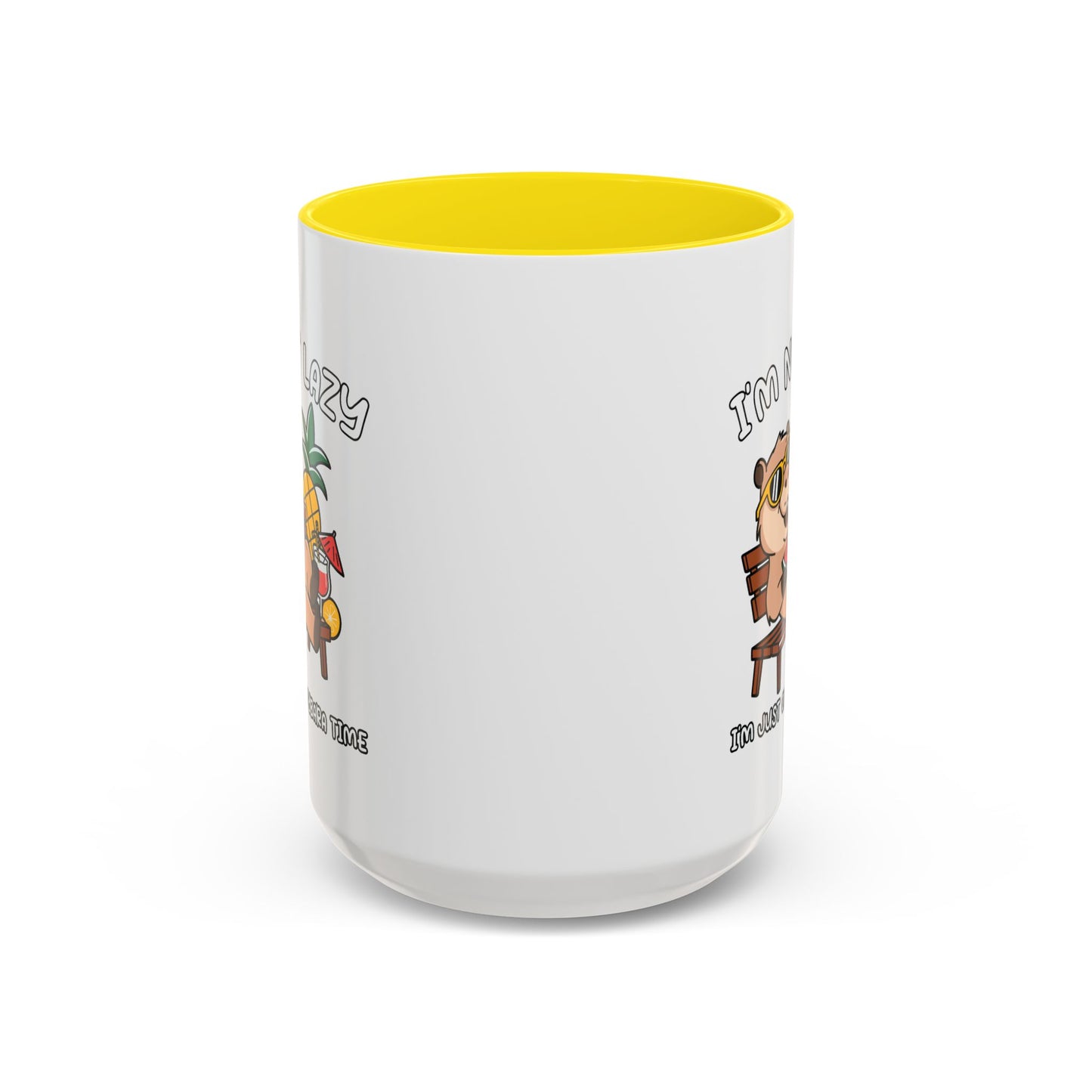 Humor Mug - I'm Not Lazy Capybara