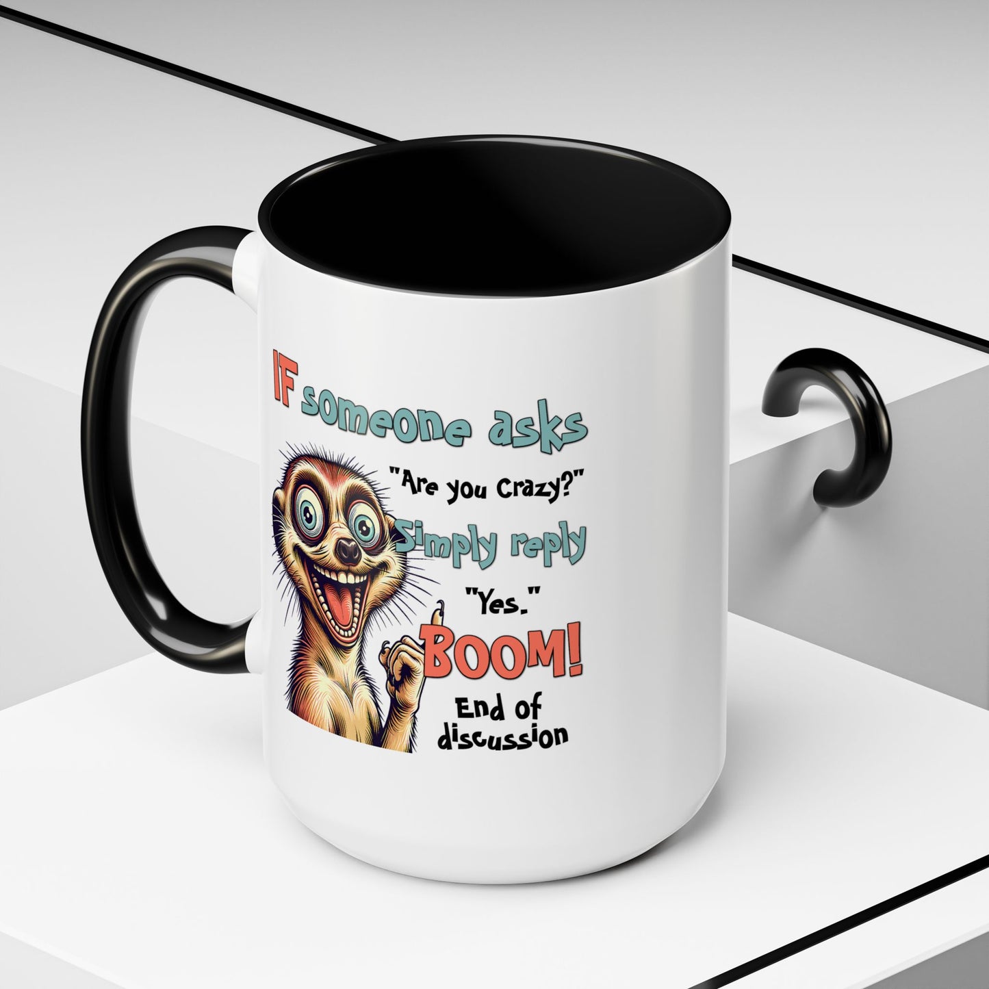 Humor Mug - If Someone Asks Are You Crazy