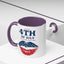 4th of July Mug - Happy 4th of July Flag Lips