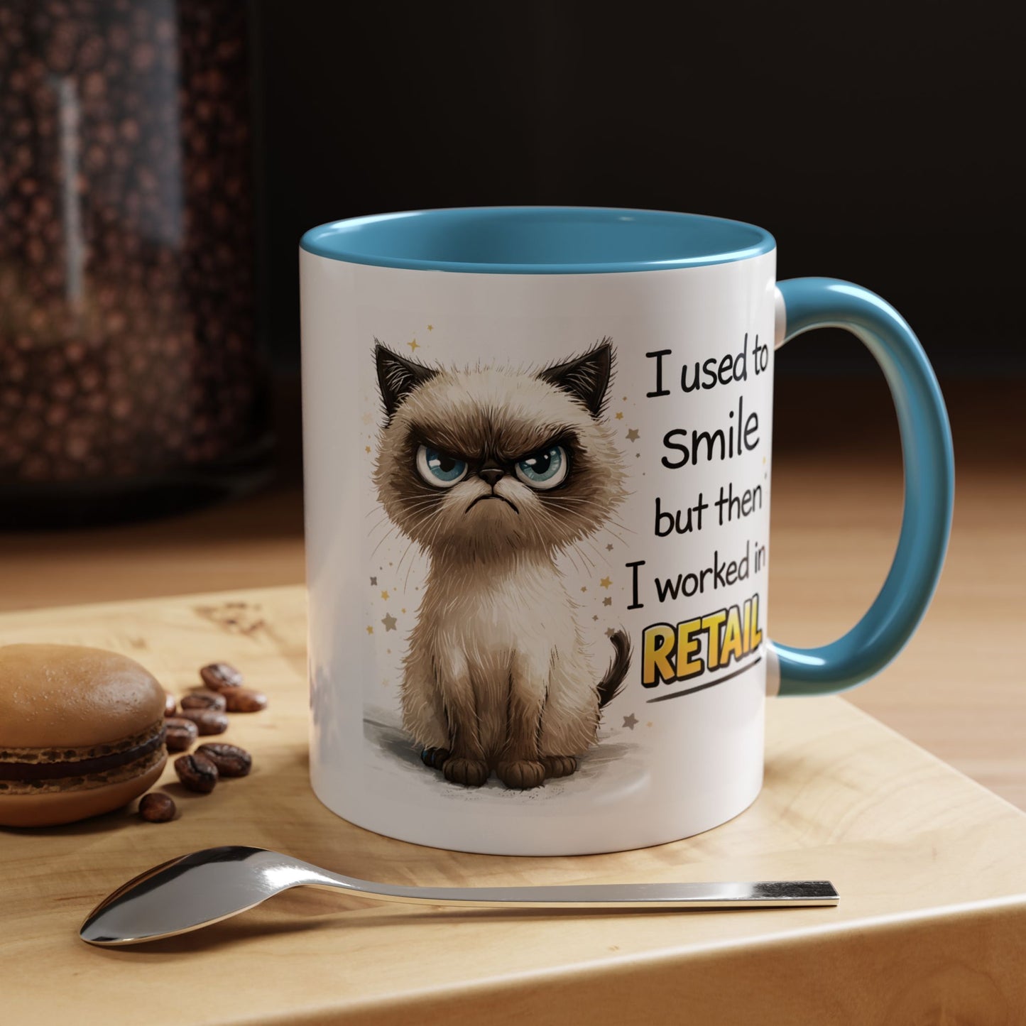 Humor Mug - I Used To Smile