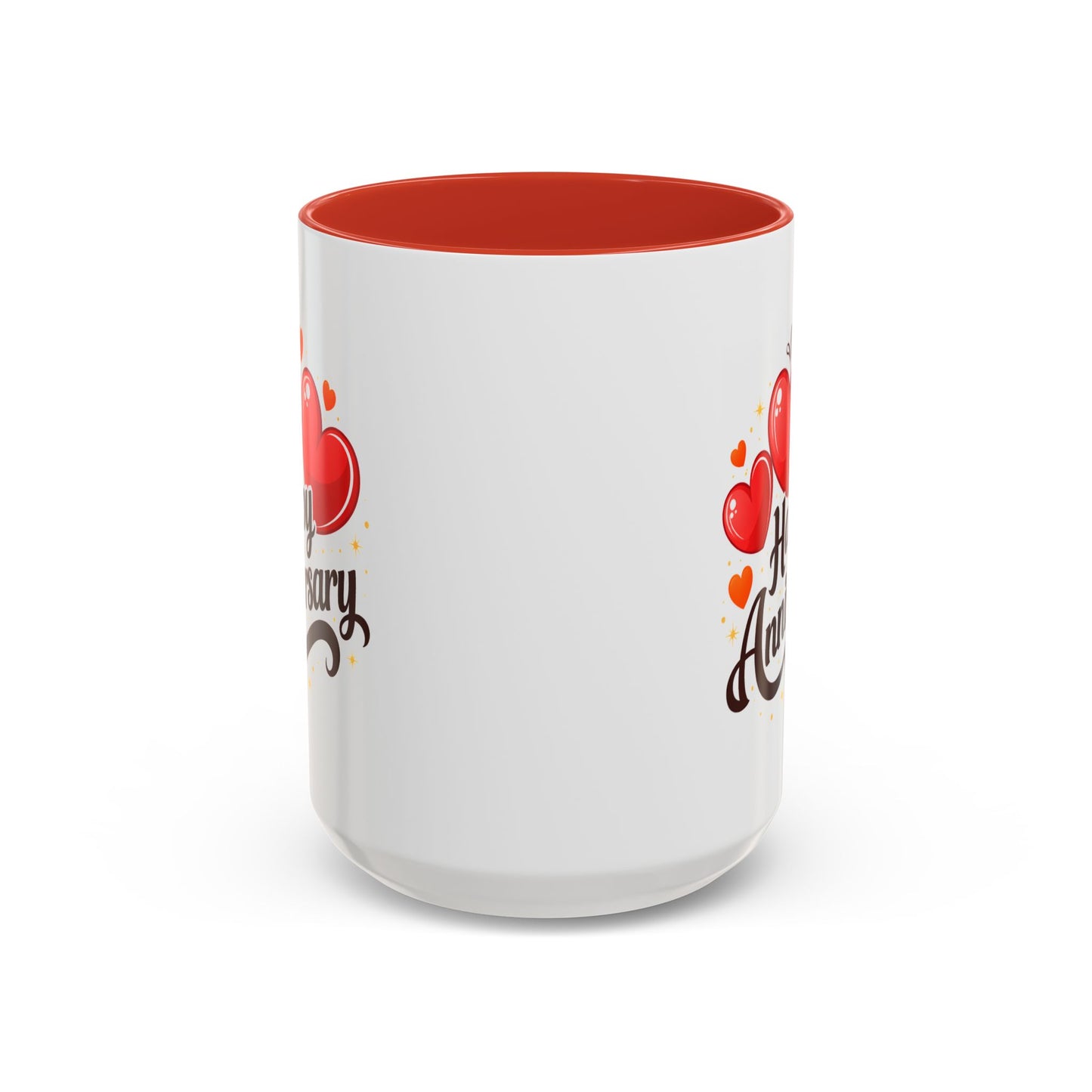 Anniversary Mug - Happy Anniversary Hearts