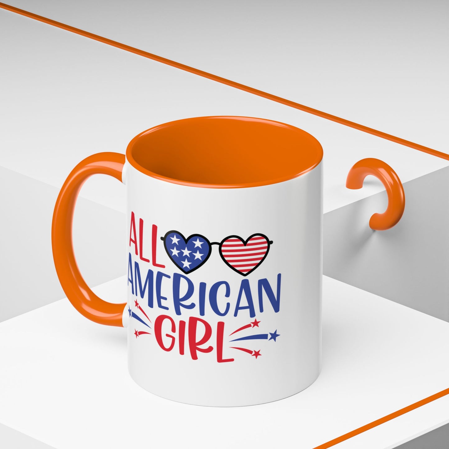 4th of July Mug - All American Girl
