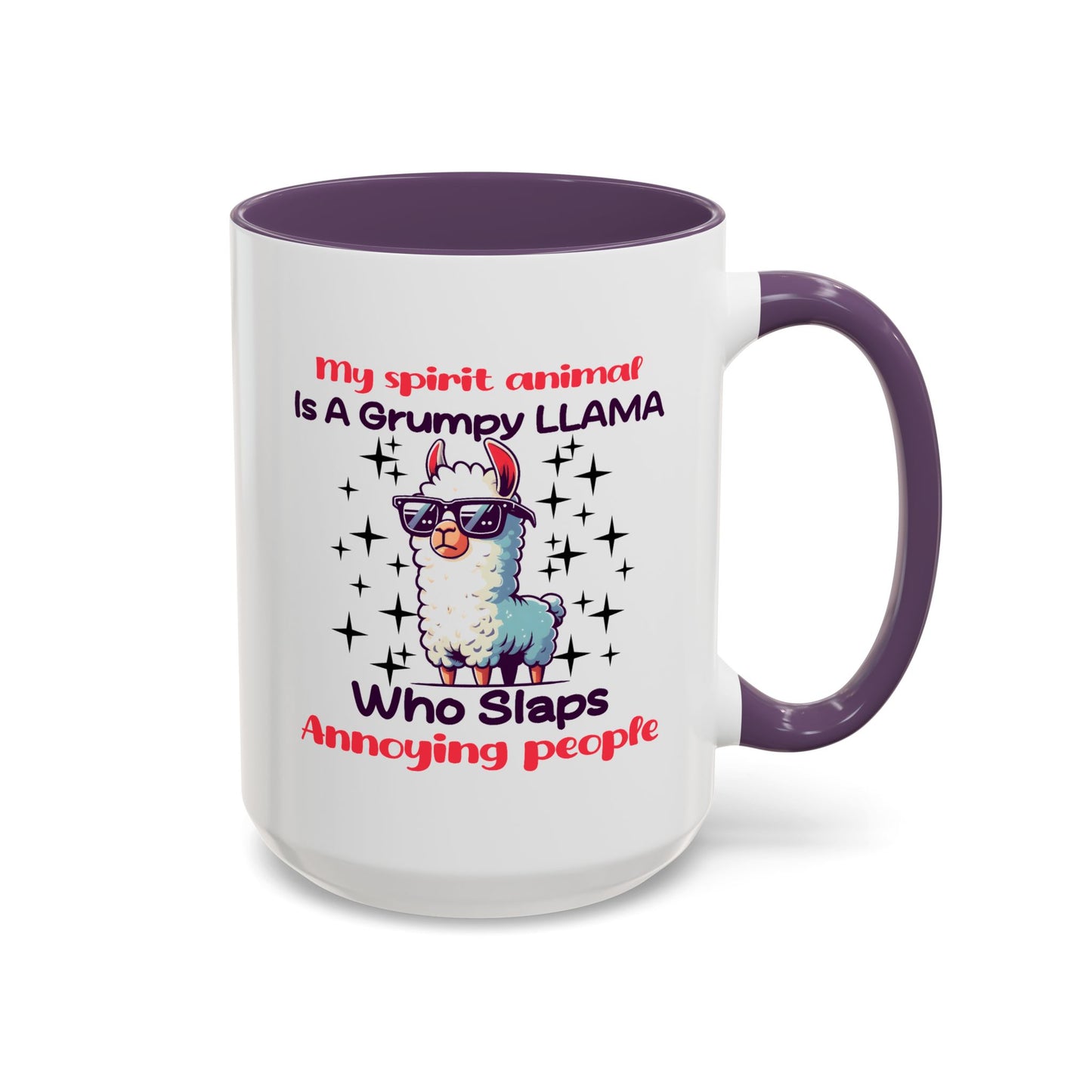 Humor Mug - My Spirit Animal is a Grumpy Llama