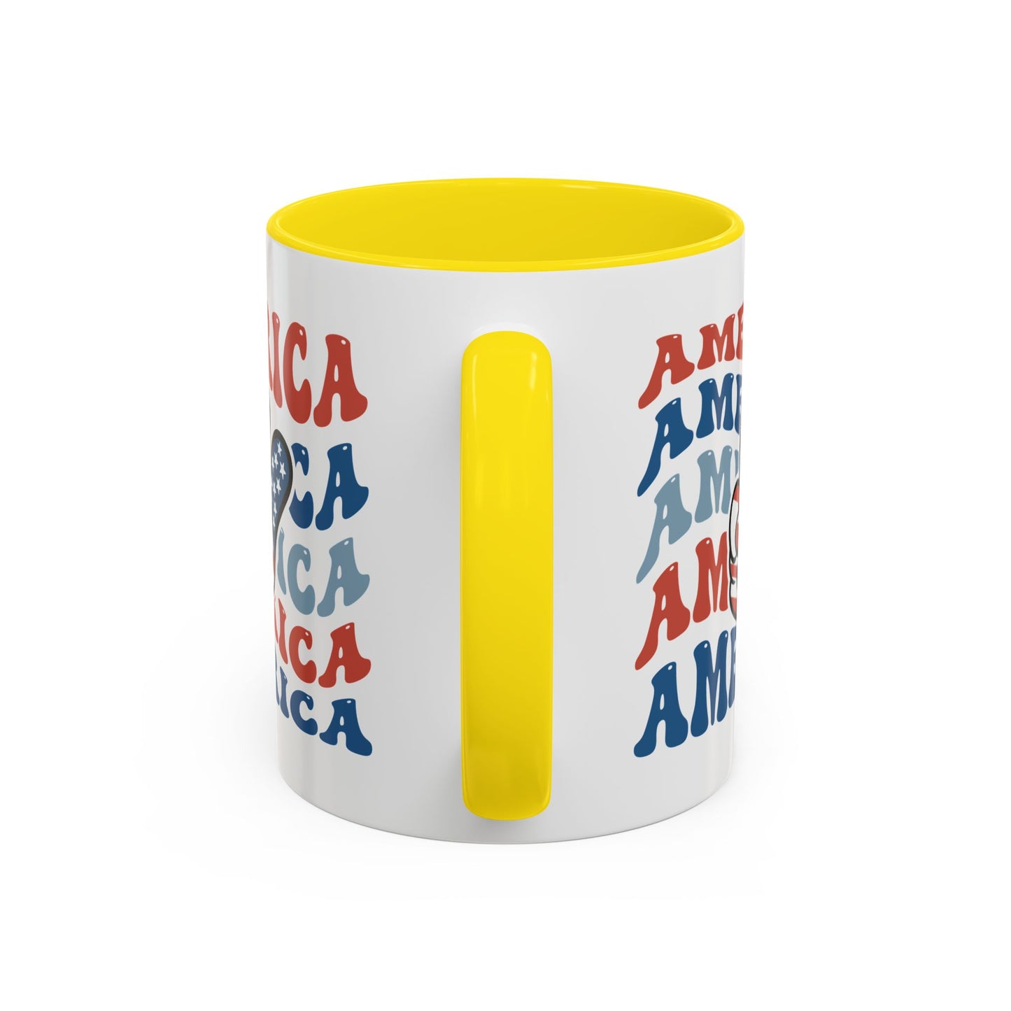 4th of July Mug - America peace Sign