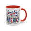 4th of July Mug - Floral America Patriotic