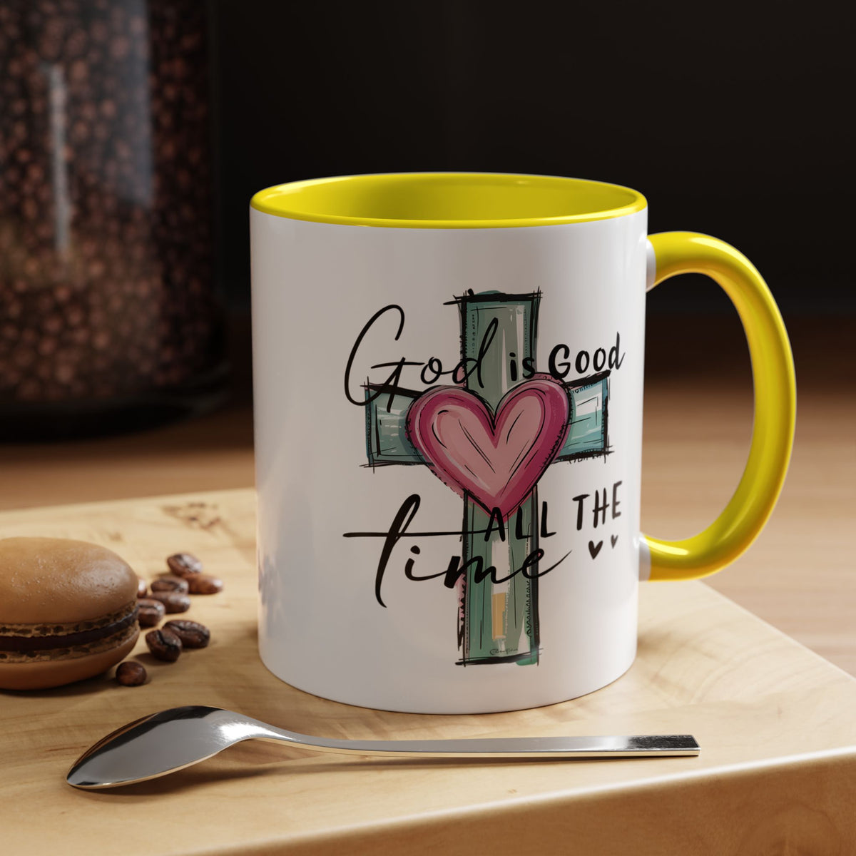 Religious Mug - God Is Good Cross