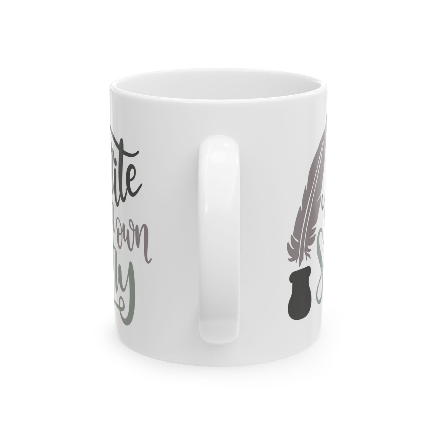Motivation Mug - Write Your Own Story Pen and Ink