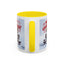 Christmas Mug - Merry Christmas Red Text Puppy Green Top 2