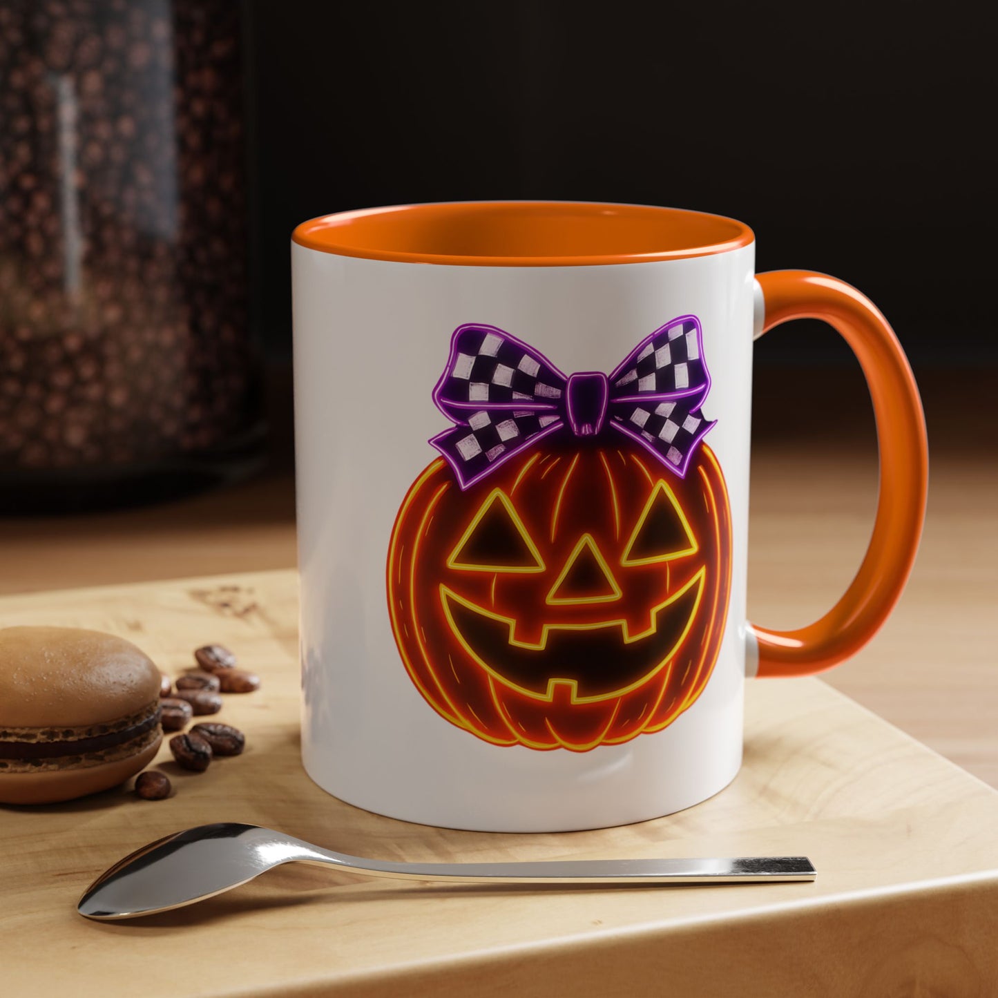 Halloween Mug - Purple Bow's Pumpkin