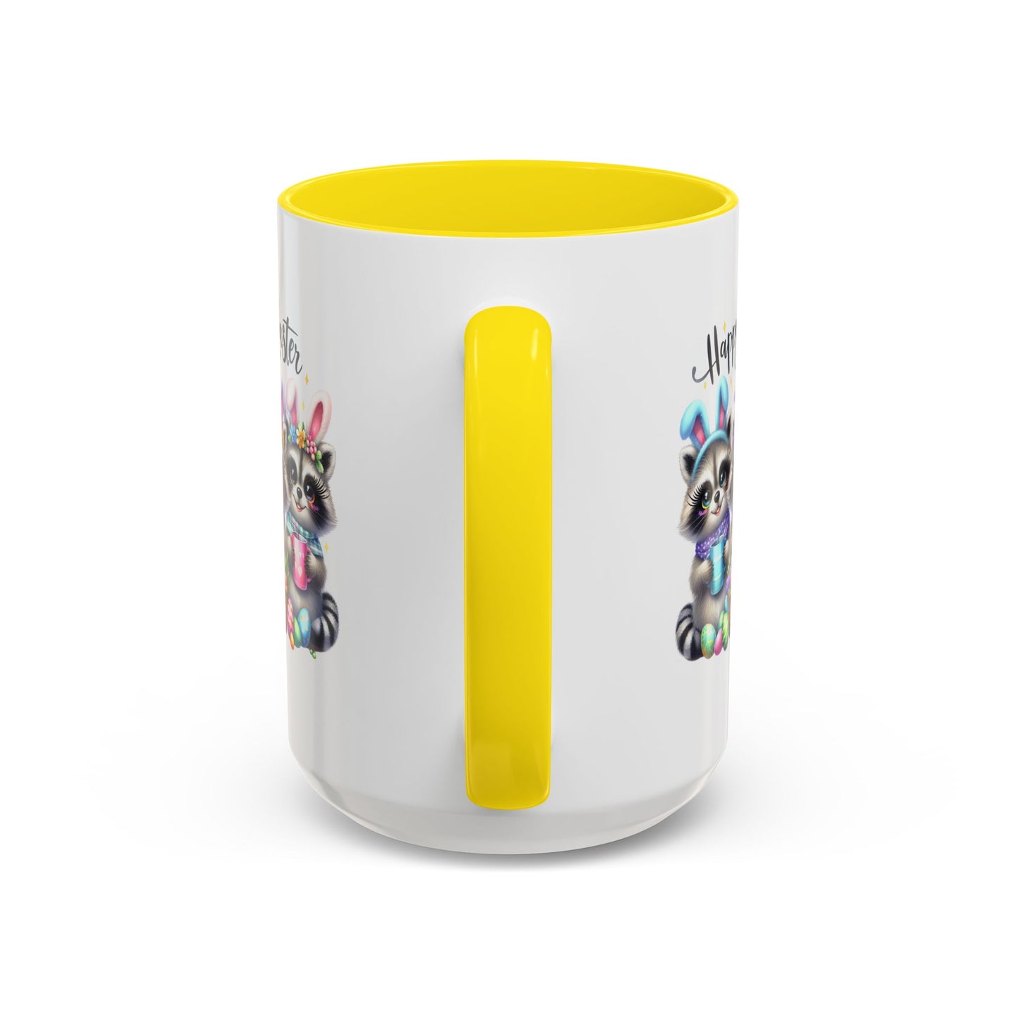Easter Mug - Happy Easter Racoons