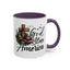 4th of July Mug - God Bless America Cross Flag