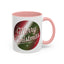 Christmas Mug - Merry Christmas White and Red Text Decoration