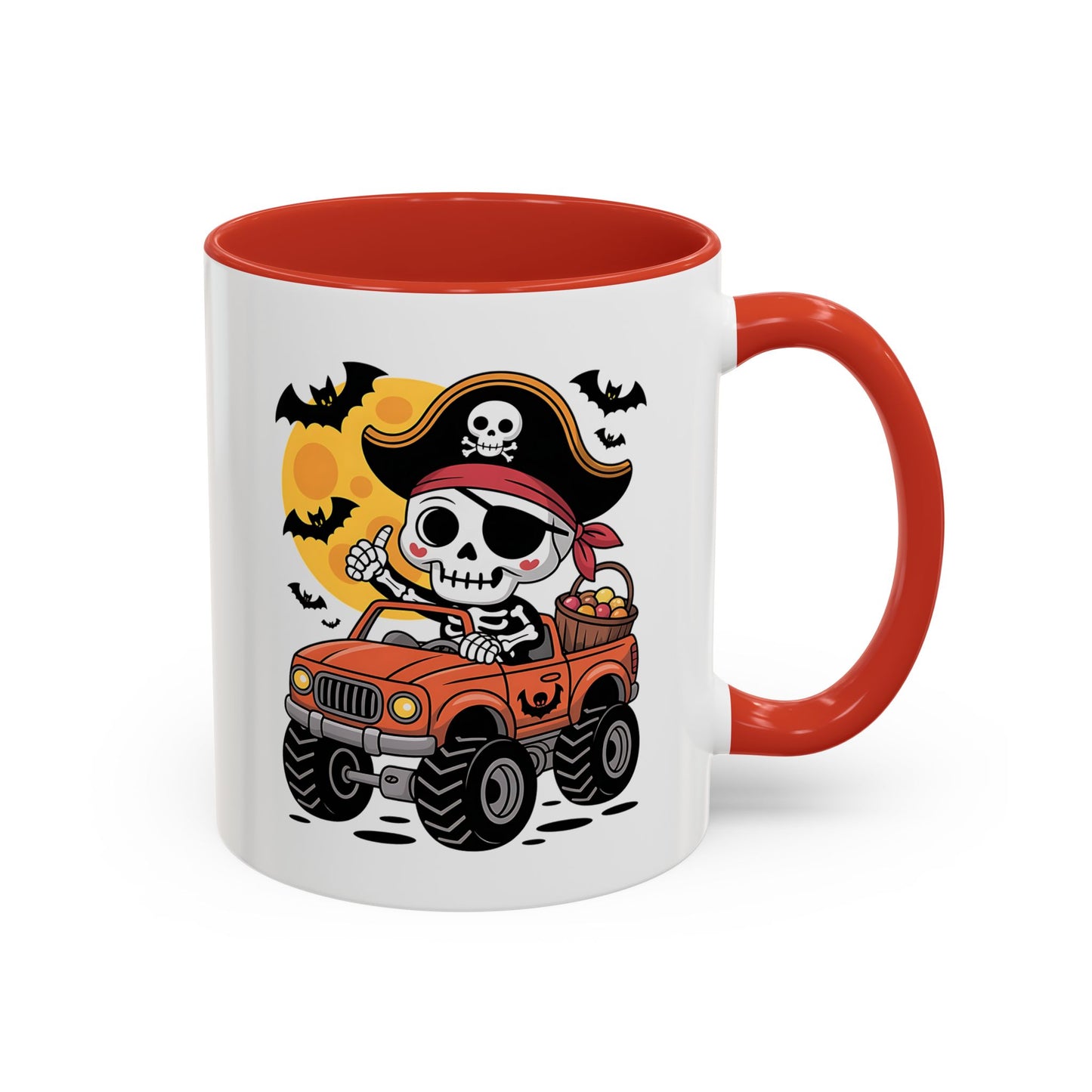 Halloween Mug - Driving Skeleton Pirate