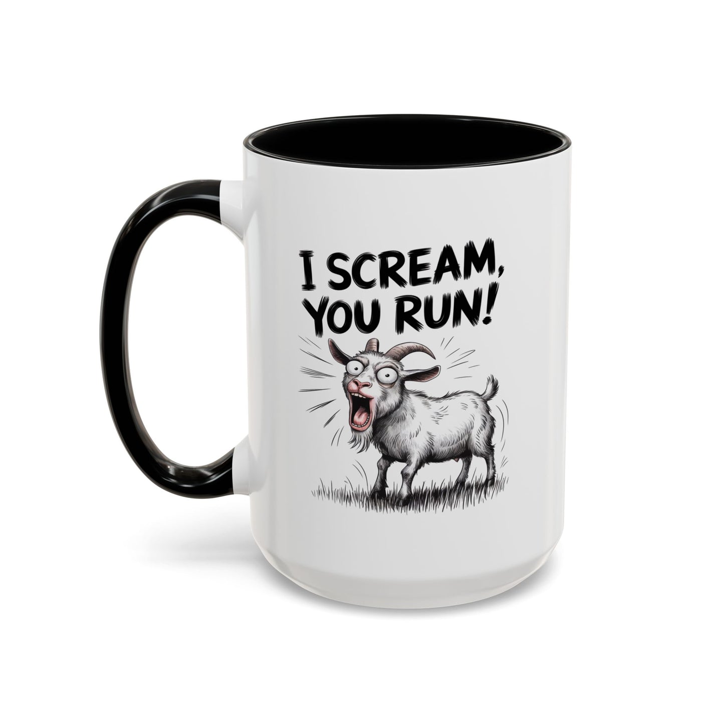 Humor Mug - I Scream, You Run