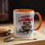 Christmas Mug - Merry Christmas Red Text Puppy Green Top 2