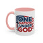 Religious Mug - One Nation Flag Cross