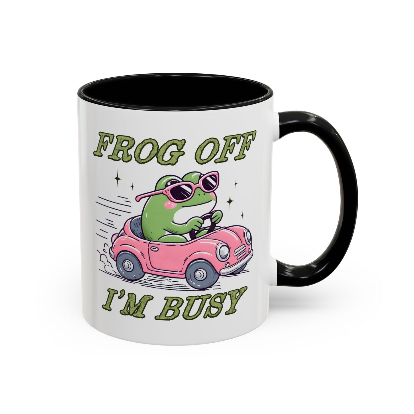 Humor Mug - Frog Off I'm Busy