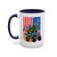 4th of July Mug - T Rex Riding Monster Truck