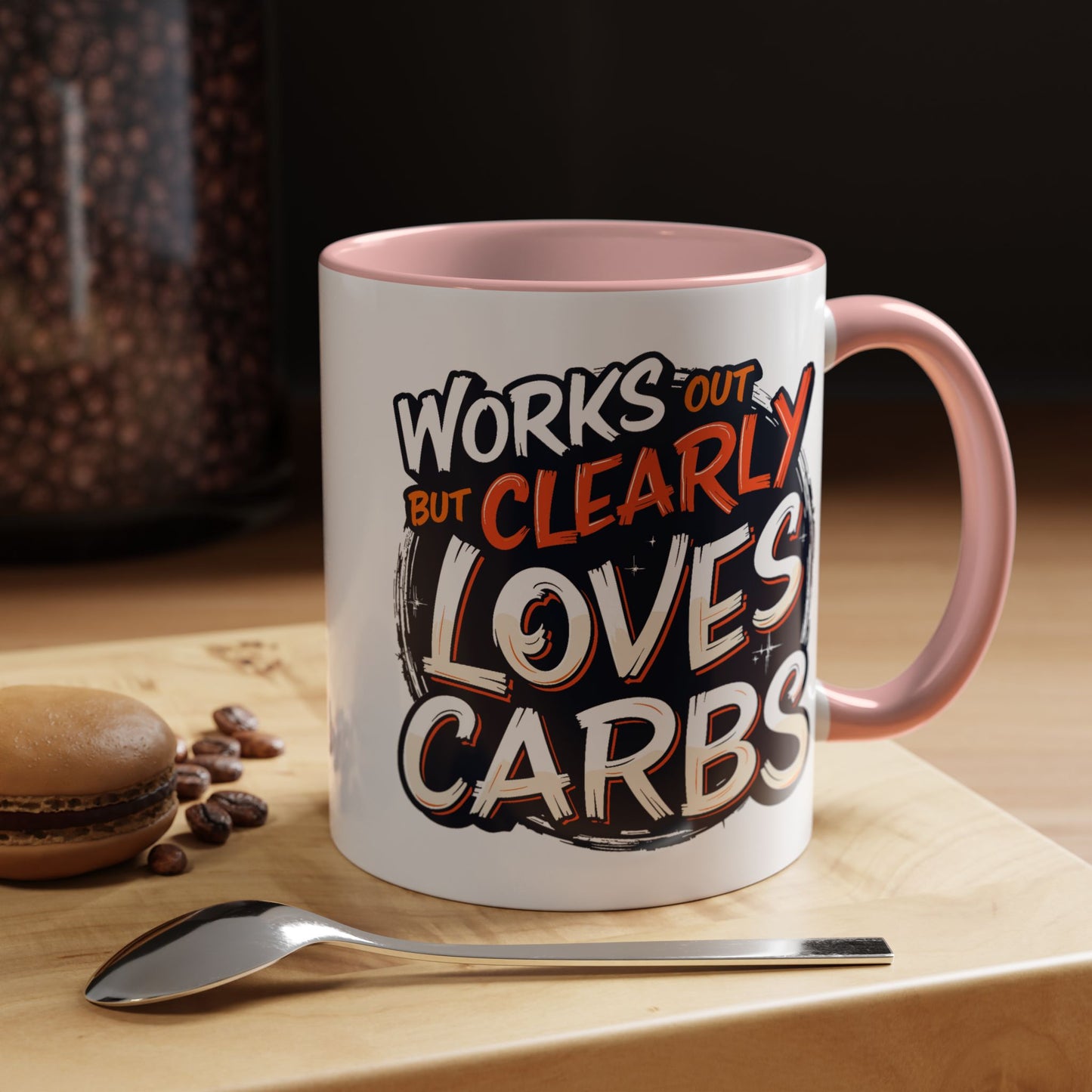 Adult Mug - Works Out But