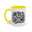 Christmas Mug - Merry Christmas Black Text Mistletoe