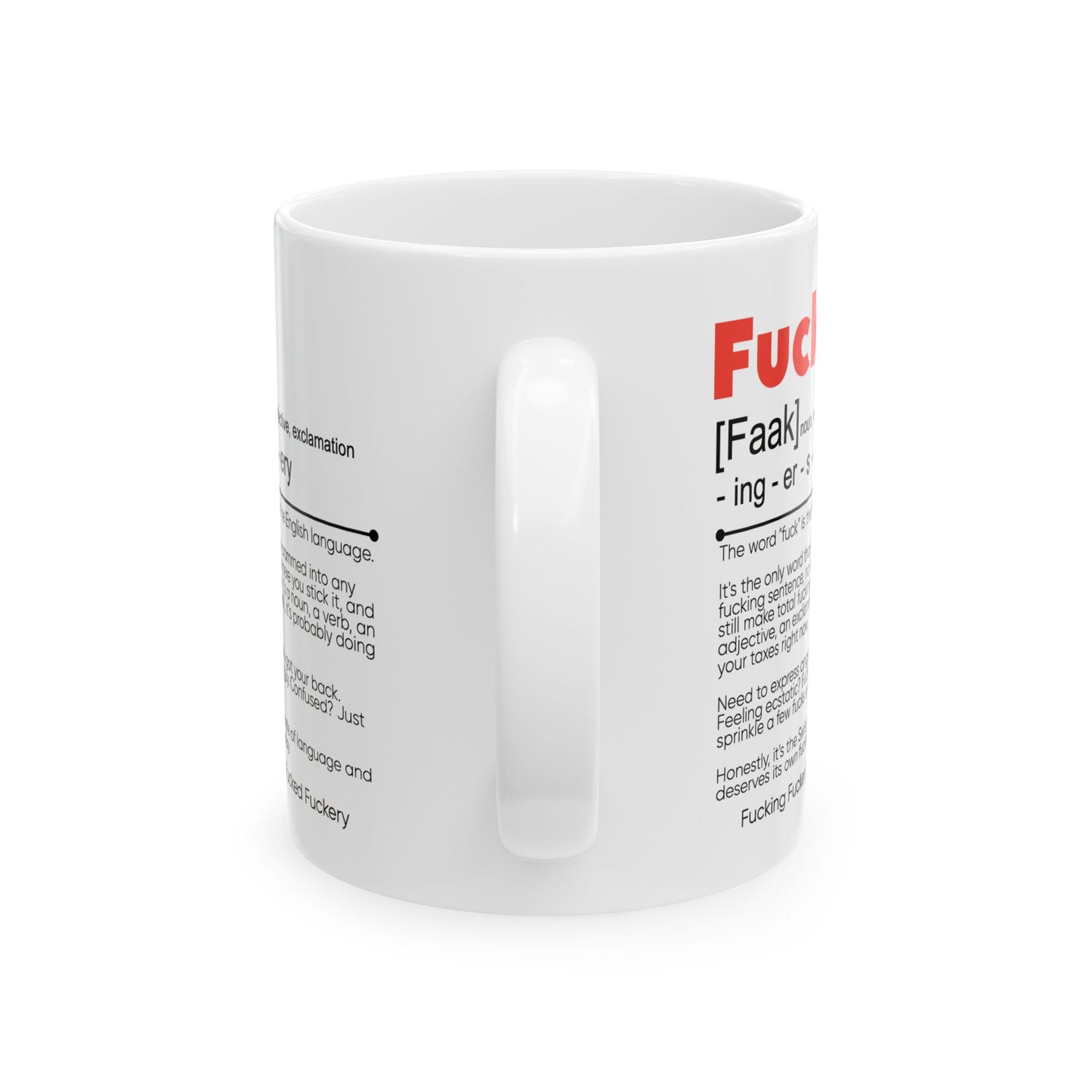 Adult Mug - The Word Fuck