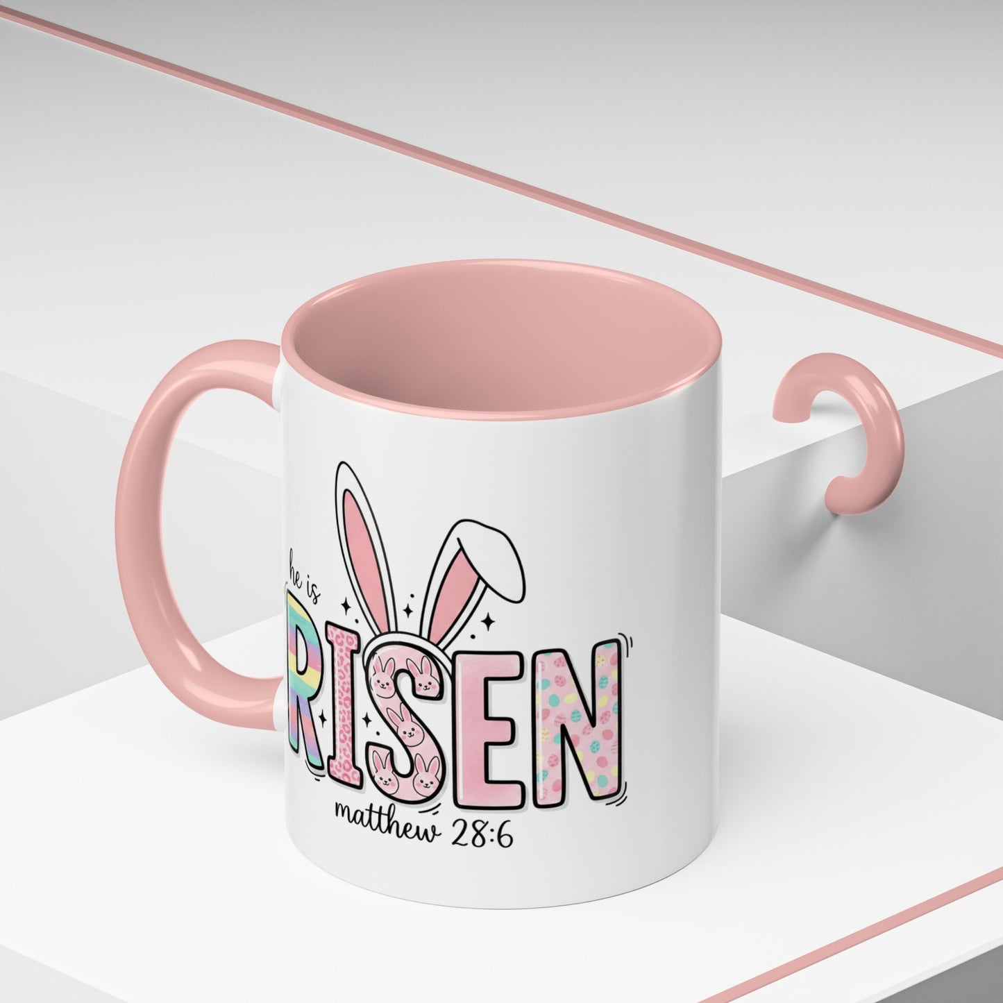 Easter Mug - He Is Risen Bunny
