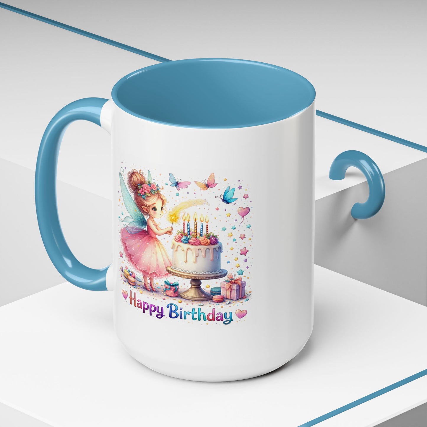 Birthday Mug - Fairy Butterflies