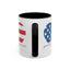 4th of July Mug - God Bless America Flag Heart