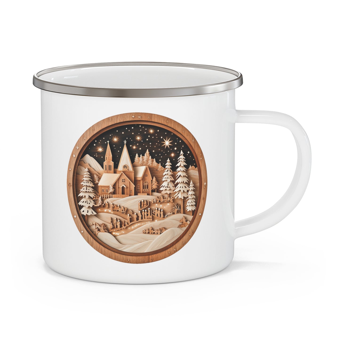 Christmas Mug - Christmas Villagers Plaque