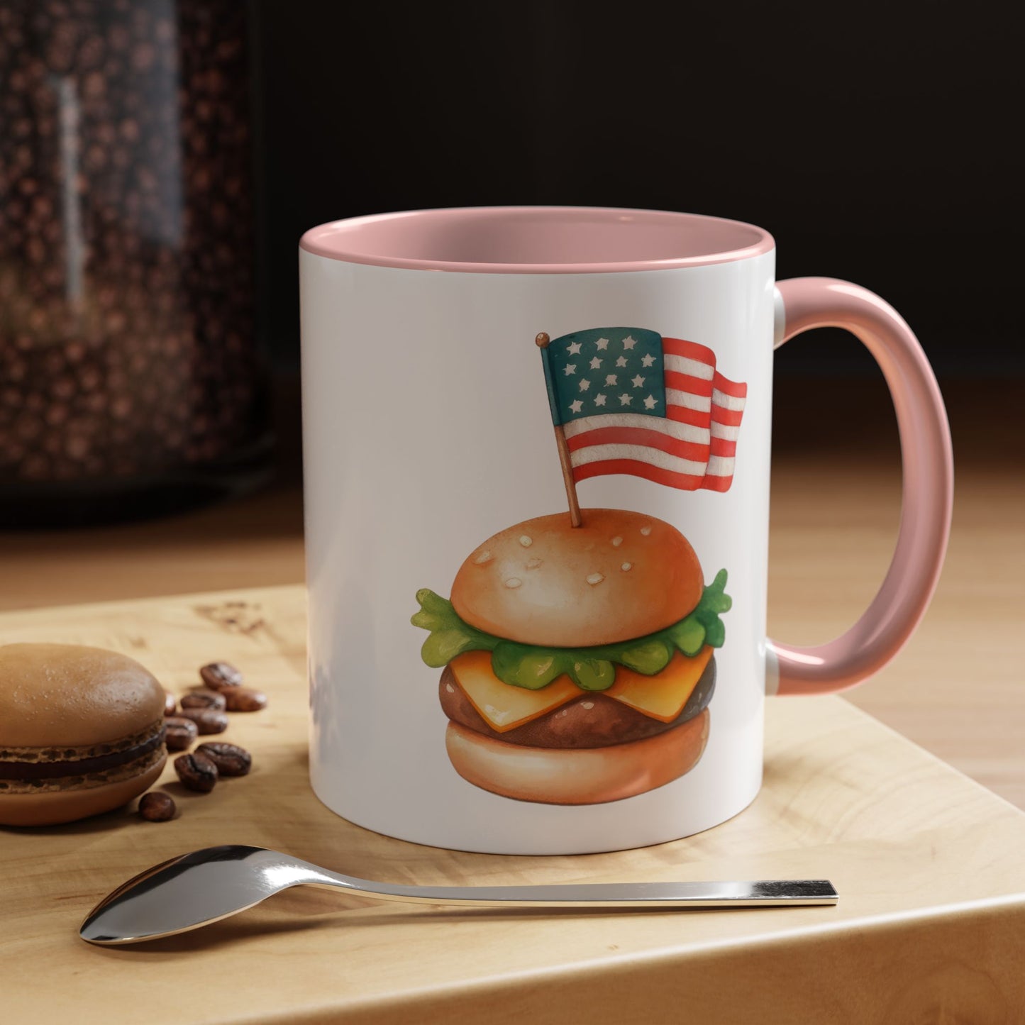 4th of July - Burger Flag