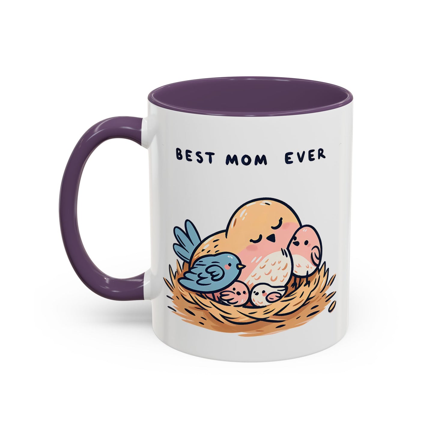Mother's Day Mug - Best Mom Ever Birds