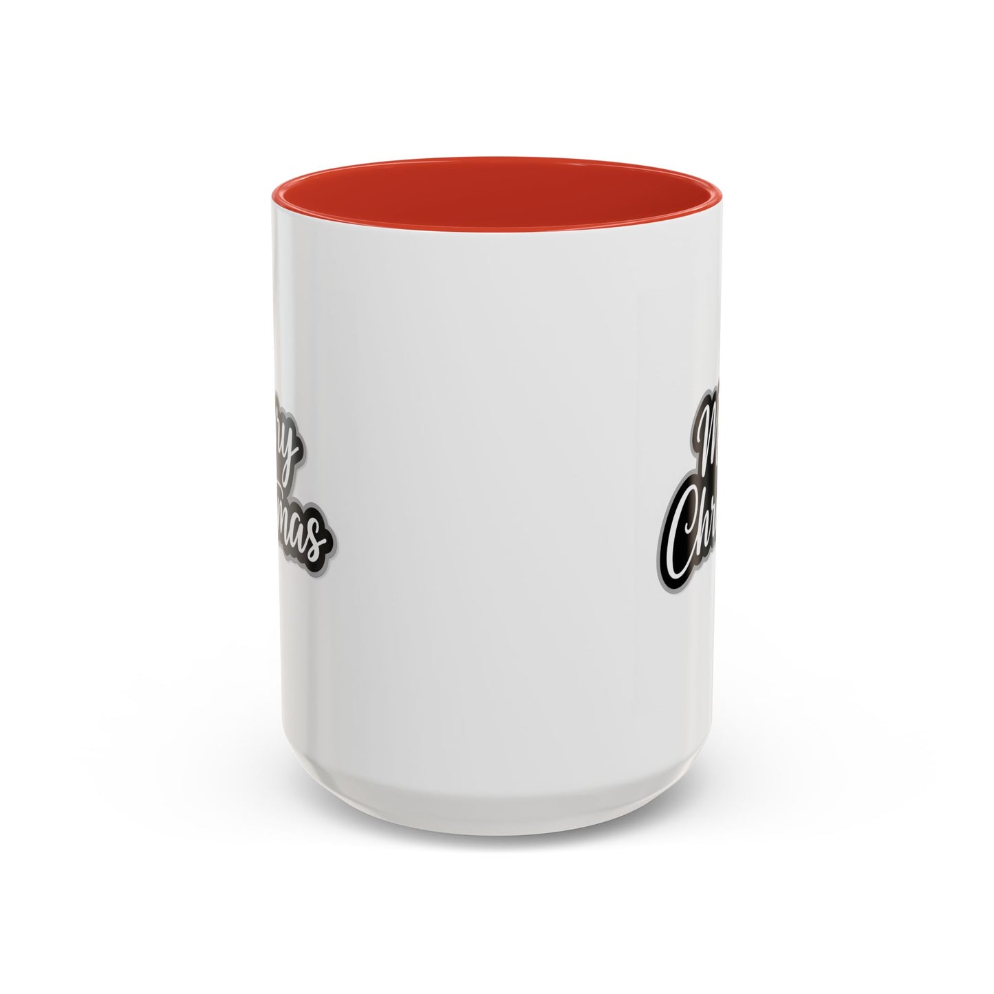Christmas Mug - Merry Christmas White Black & Grey Text