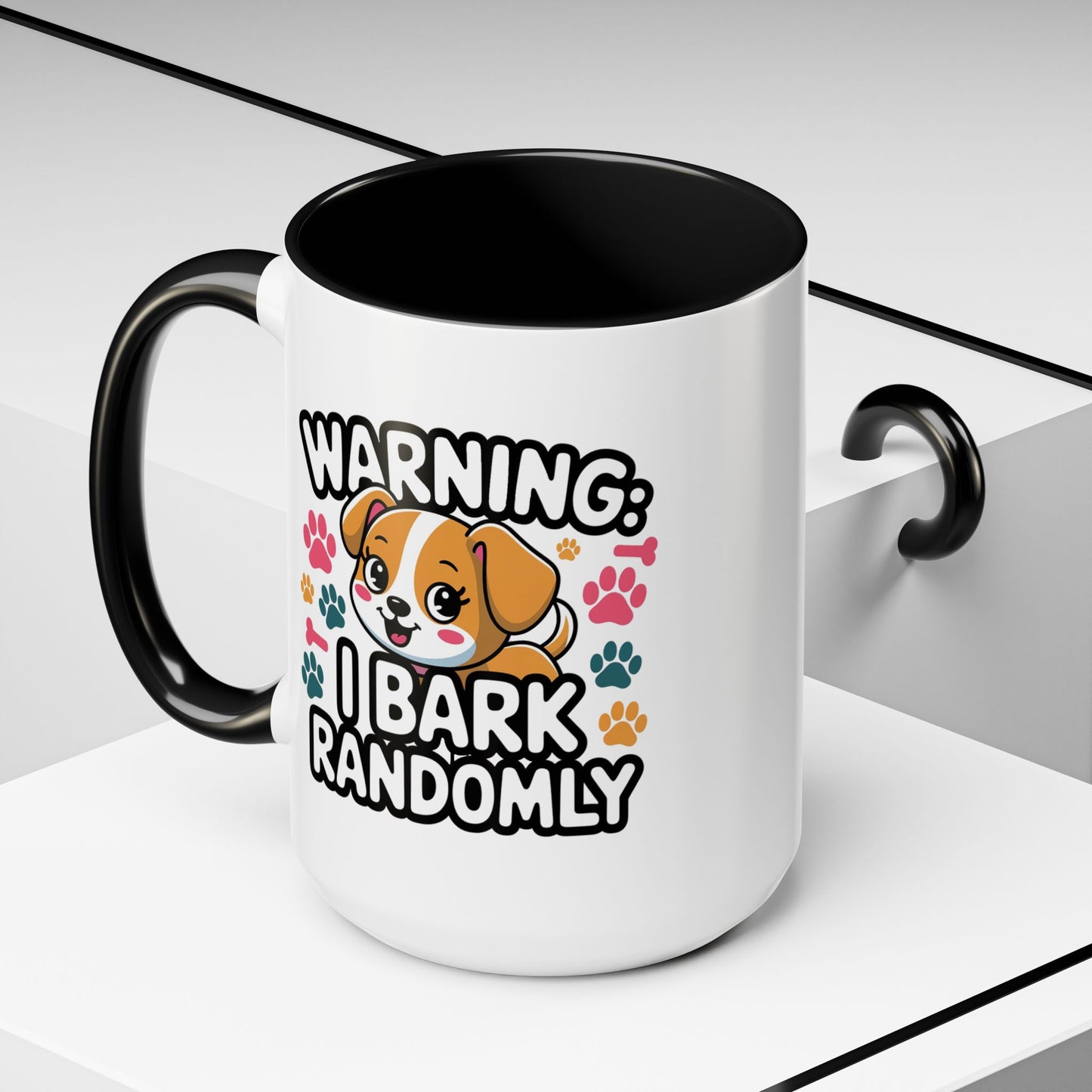 Animal Mug - Warning I Bark Randomly