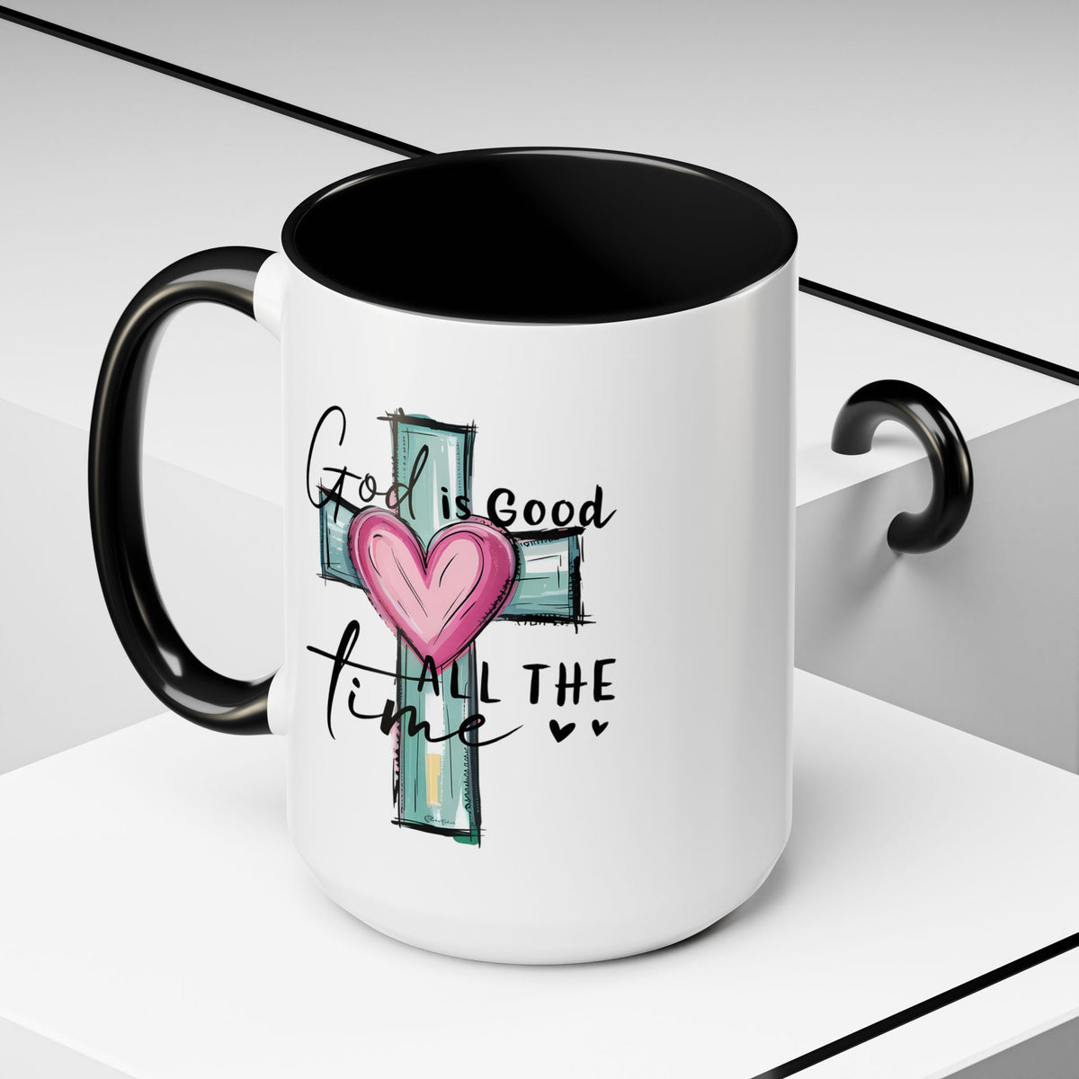 Religious Mug - God Is Good Cross